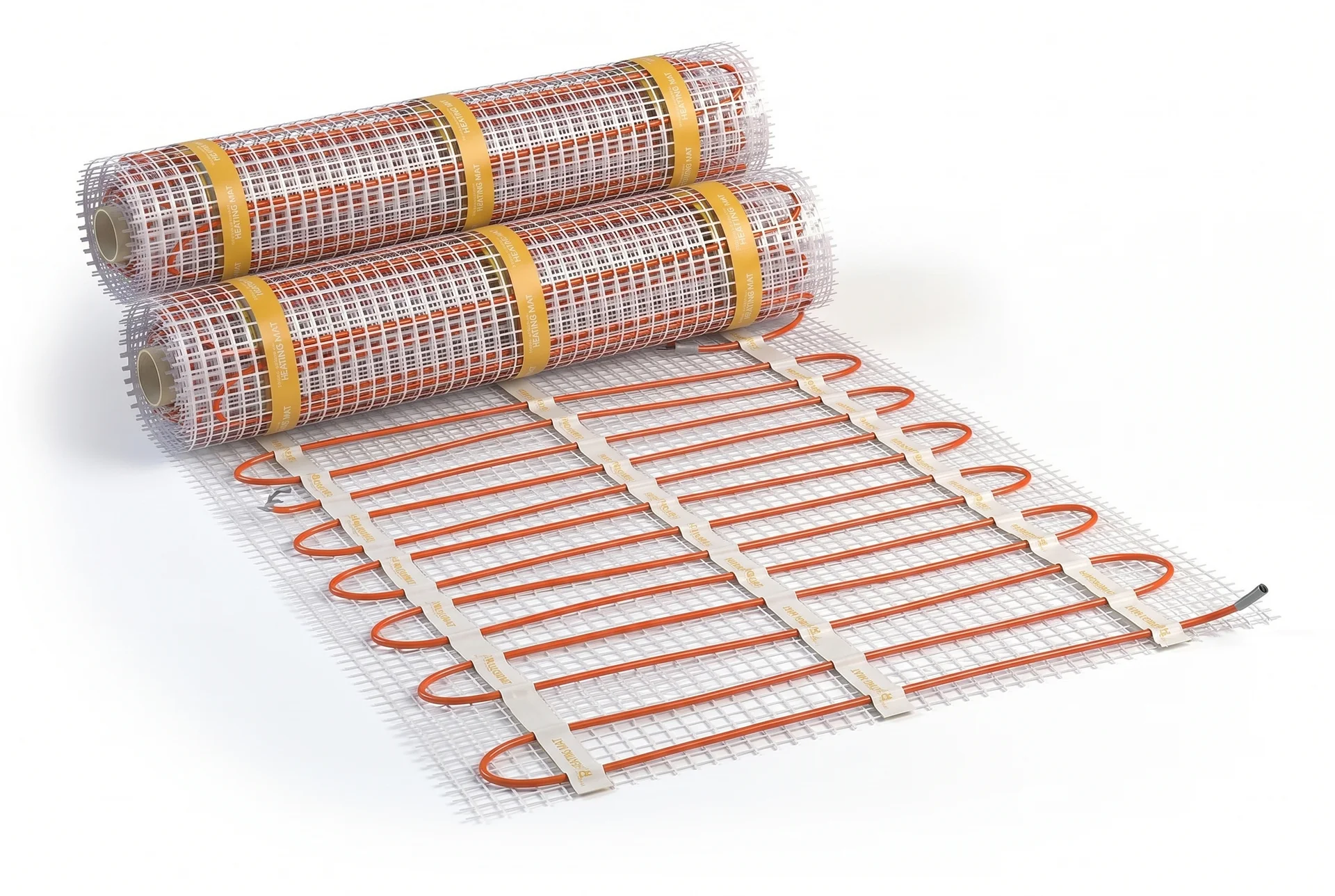 Underfloor heating system diagram