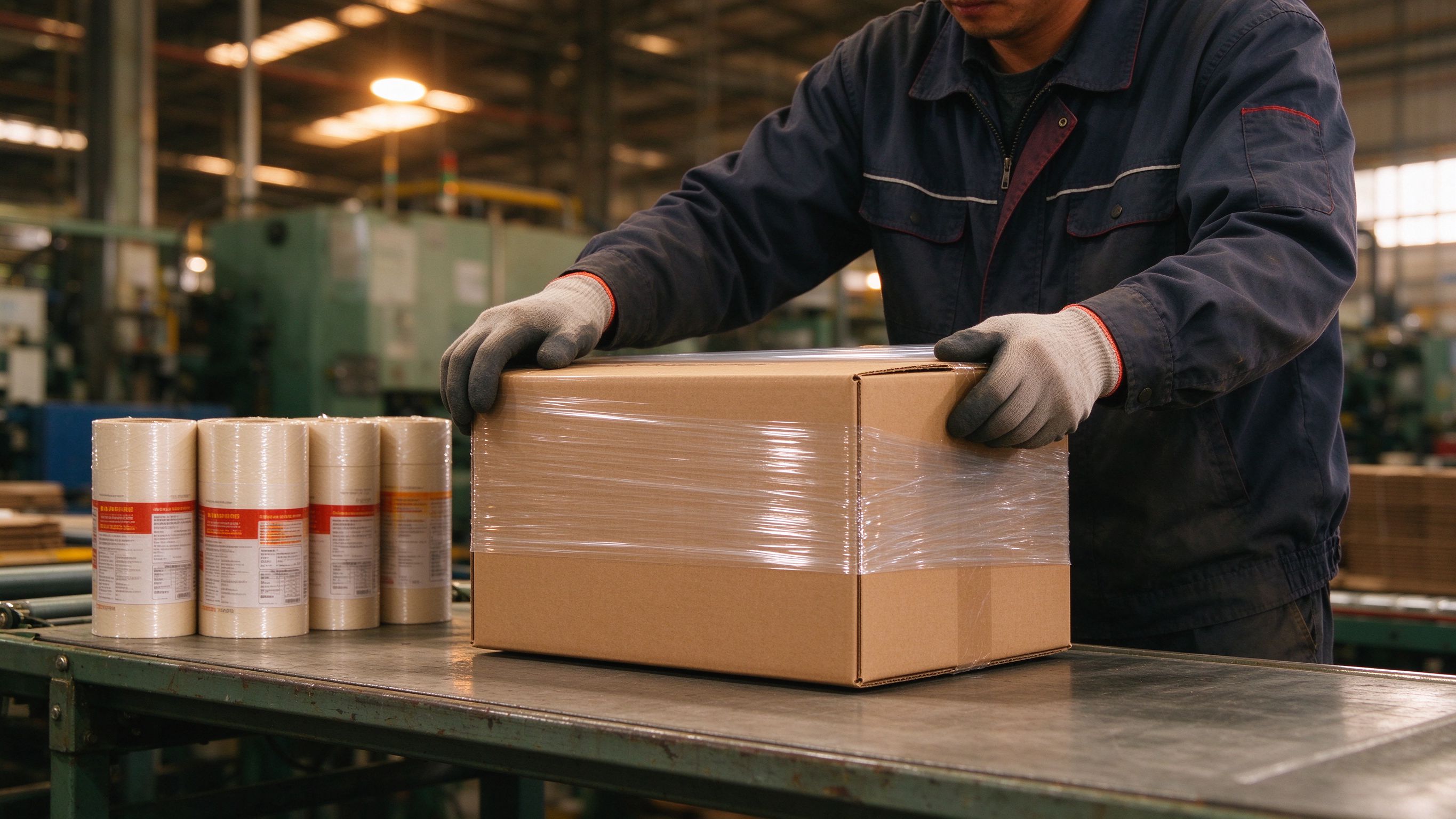 heating product carton wrapping