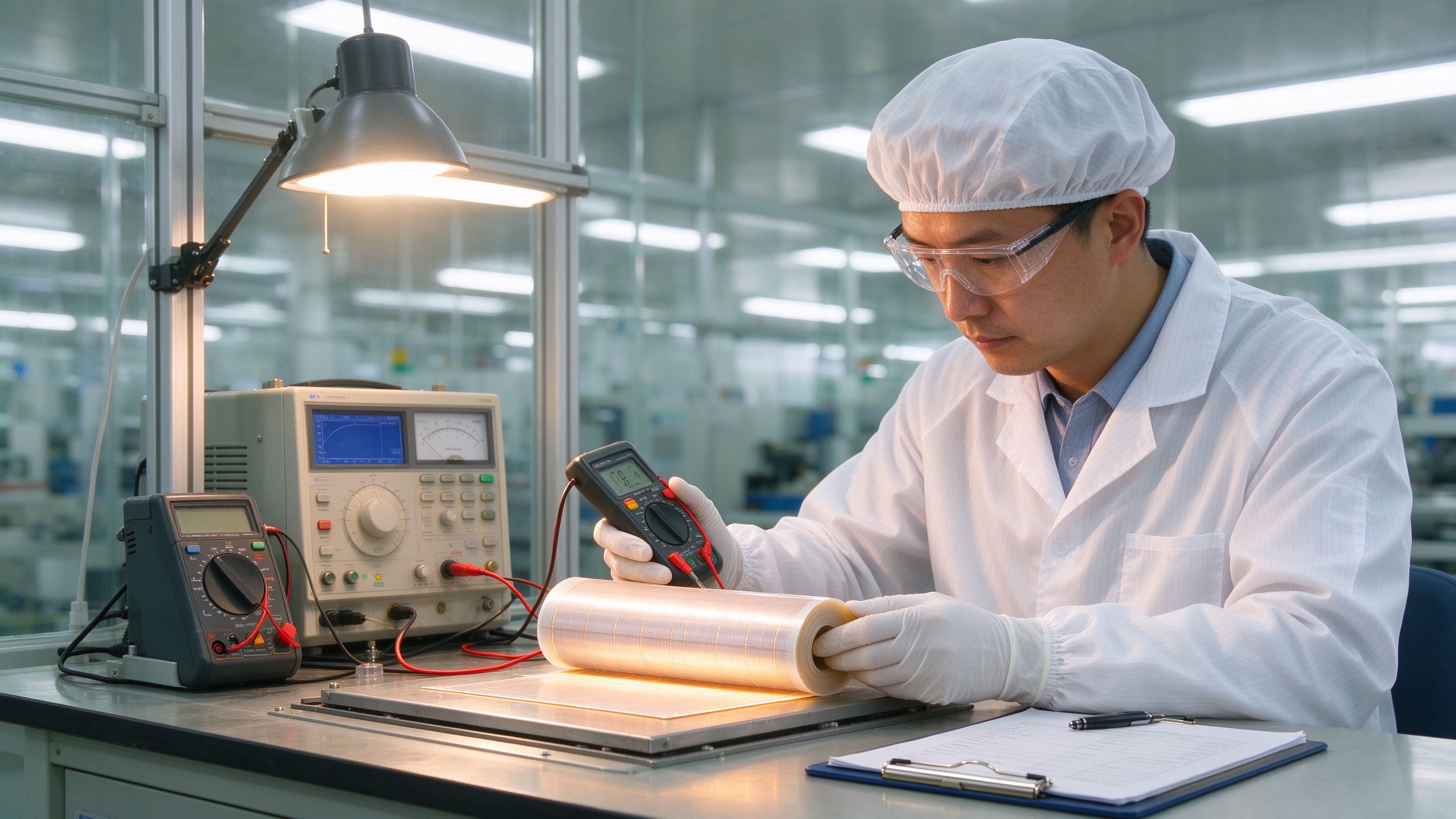 RoHS compliant heating film testing