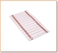 large-width heating film 140cm unrolled showing uniform planar graphene heating surface