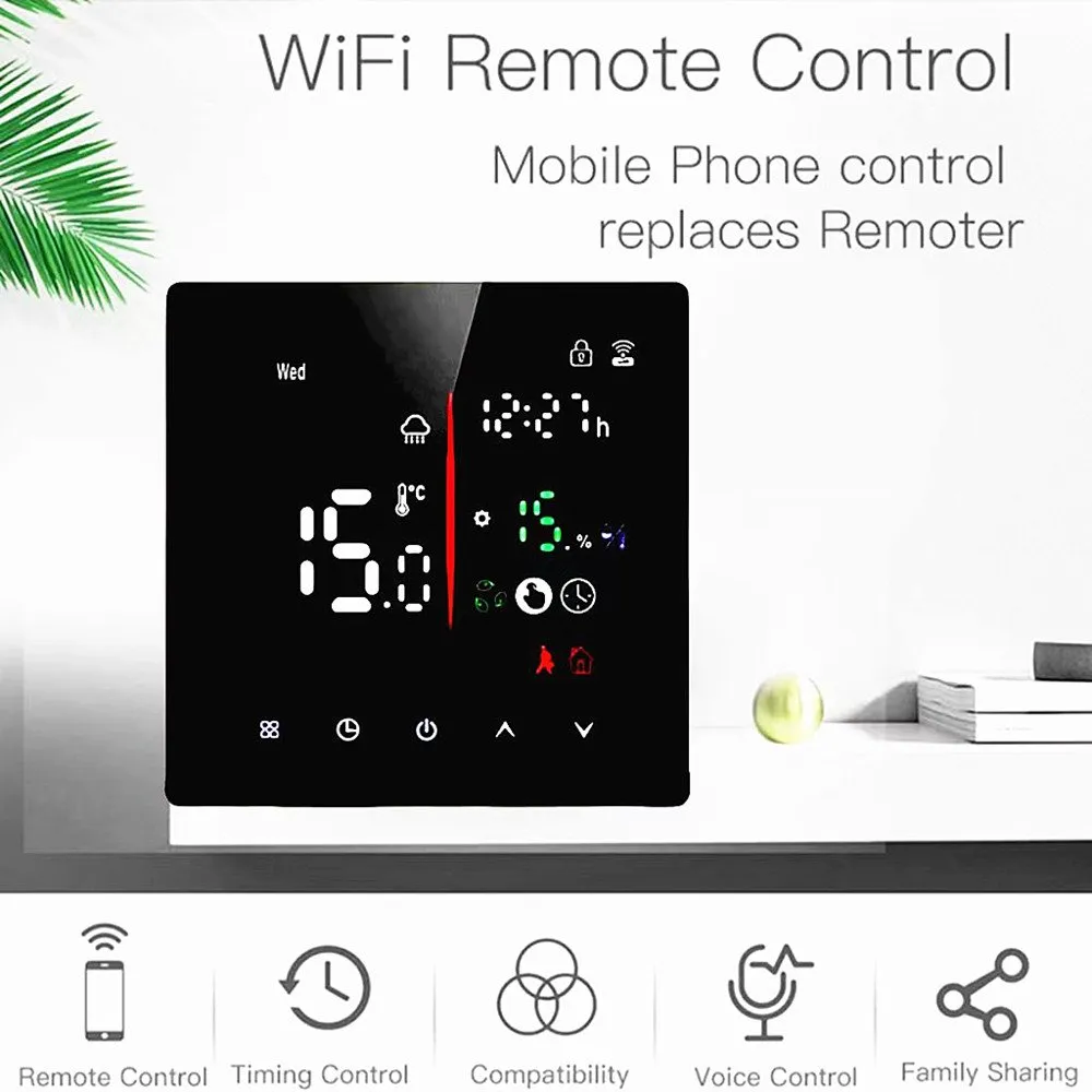 K2M thermostat child lock preventing accidental adjustment by children