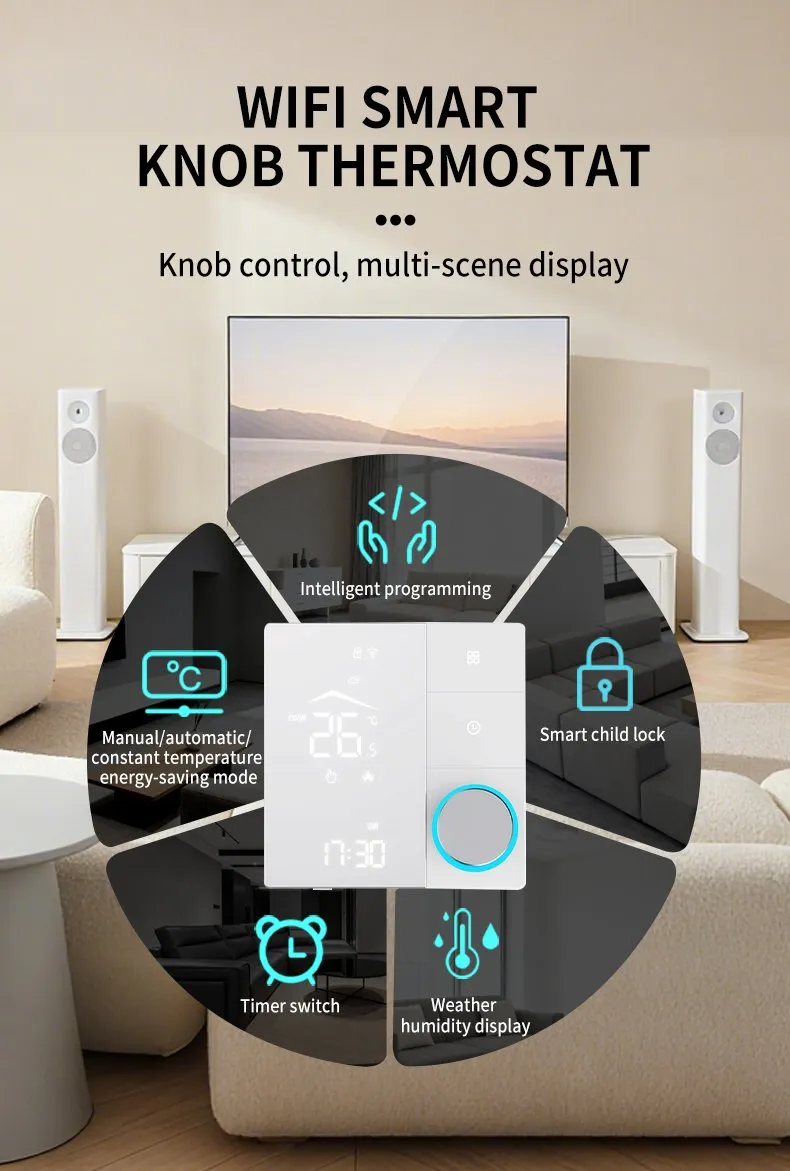 Knob WiFi slimme thermostaat