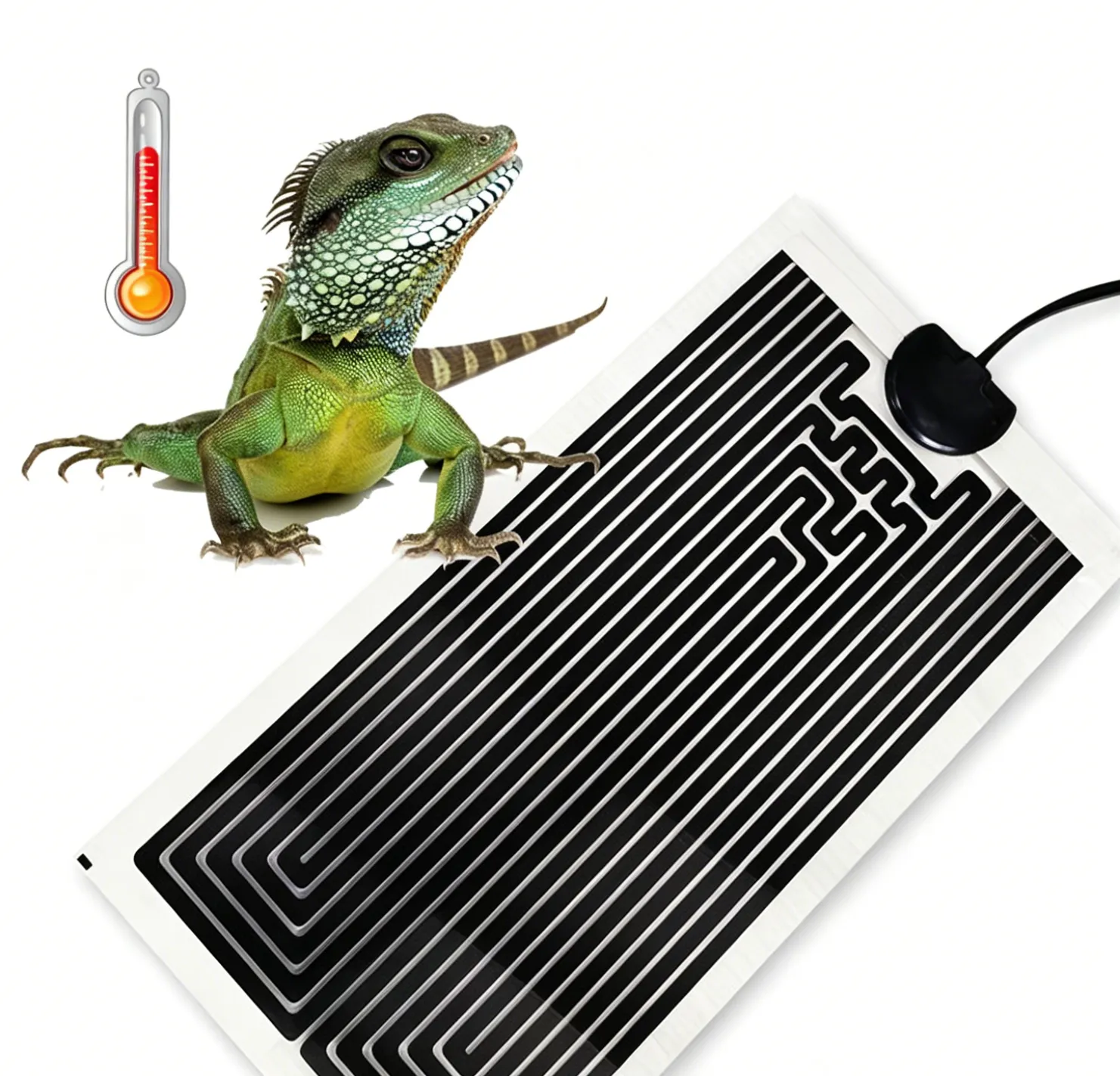 Mata grzewcza dla gadów z 10-stopniową regulacją temperatury