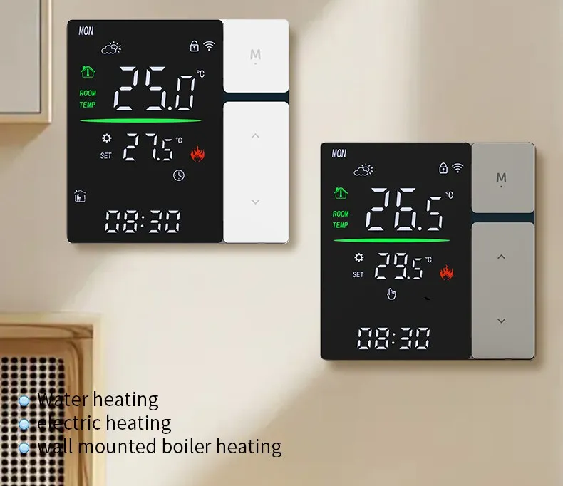 SDM5 WiFi slimme thermostaat met LED-display