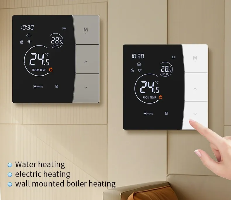 SDM6 WiFi slimme thermostaat met ring-display
