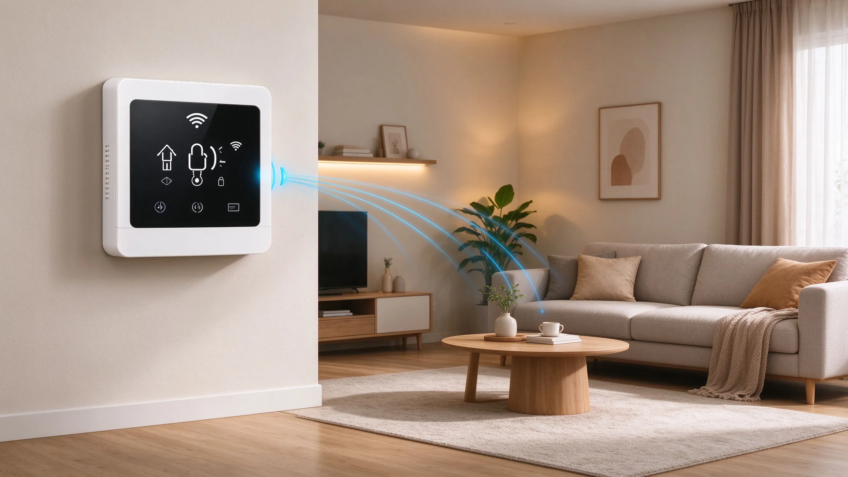Thermostat WiFi connecté au réseau domotique