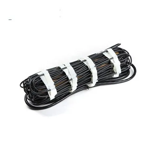 Close-up of the flexible 110 V snow melting mat heating sheet and waterproof jacket