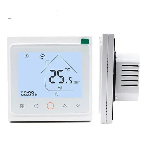 Y603H WiFi thermostat displaying target temperature