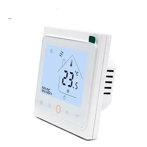 Y603H/16 thermostat wall-mounted in a home living room